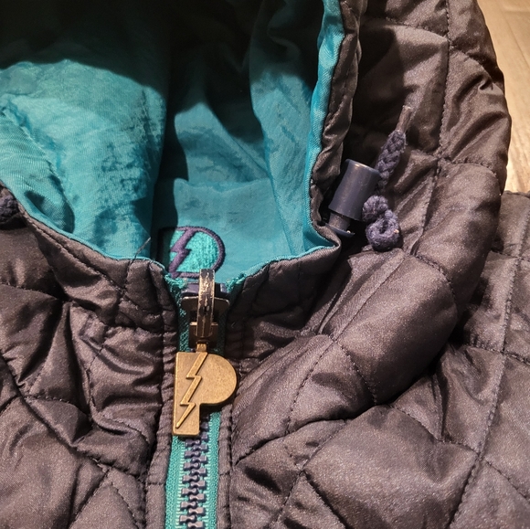 Vintage Seattle Mariners Reversible Jacket Size XL Pro Player Quilted - Picture 8 of 11